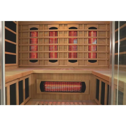 Commande digitale avec USB MP3 FM pour sauna infrarouge 4 places
