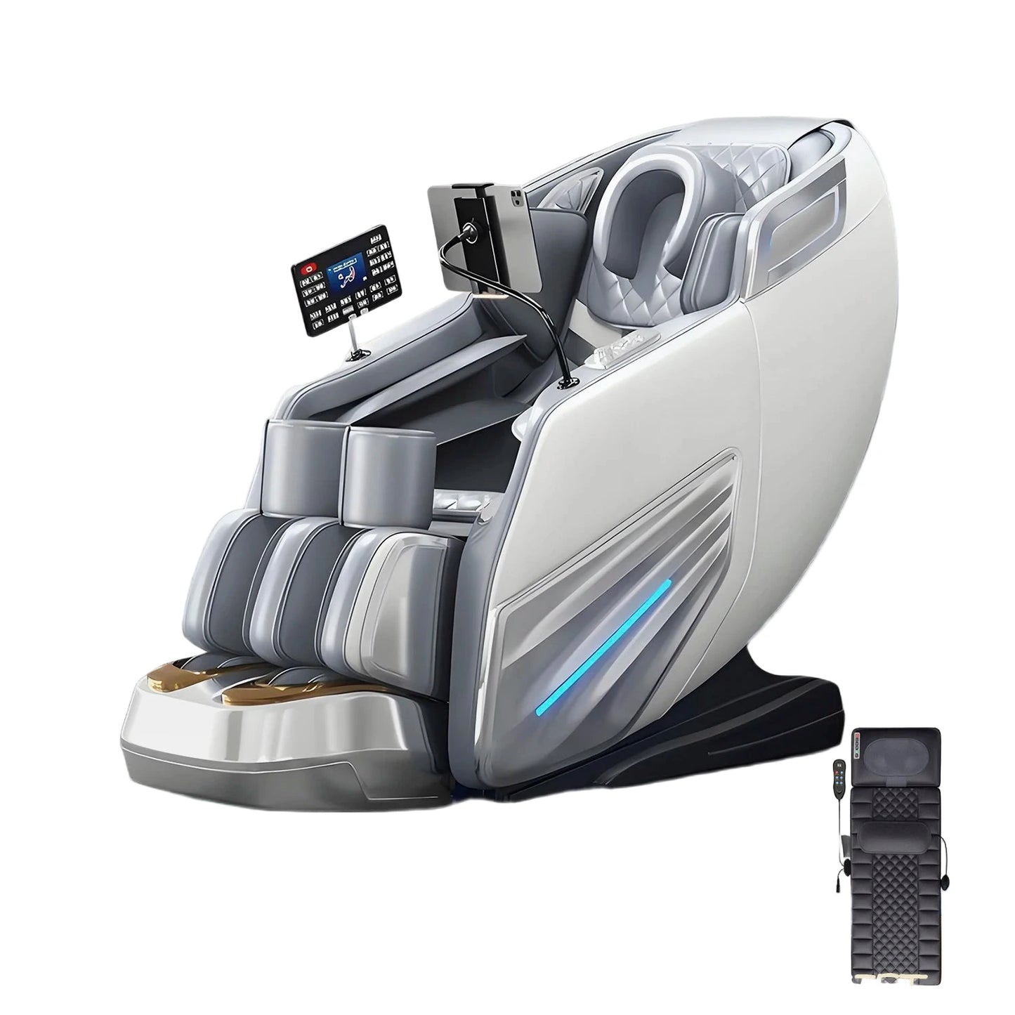 Fauteuil de massage 6D ukLife 5888 en position Zéro-Gravité, relaxation intégrale